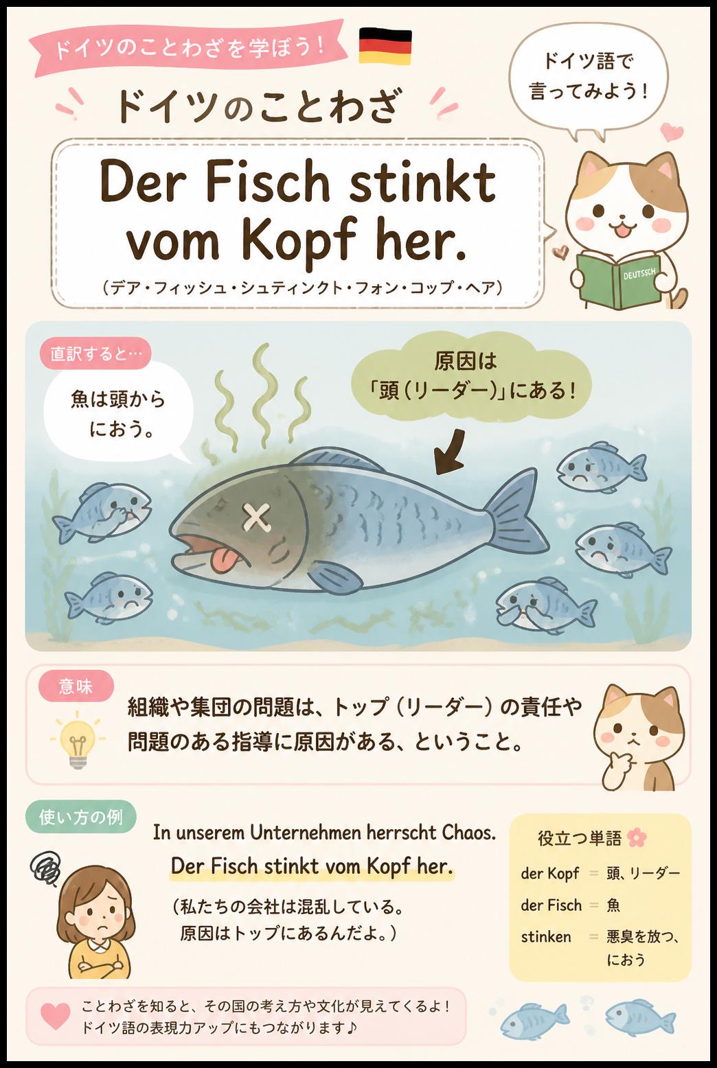 Der Fisch stinkt vom Kopf her.